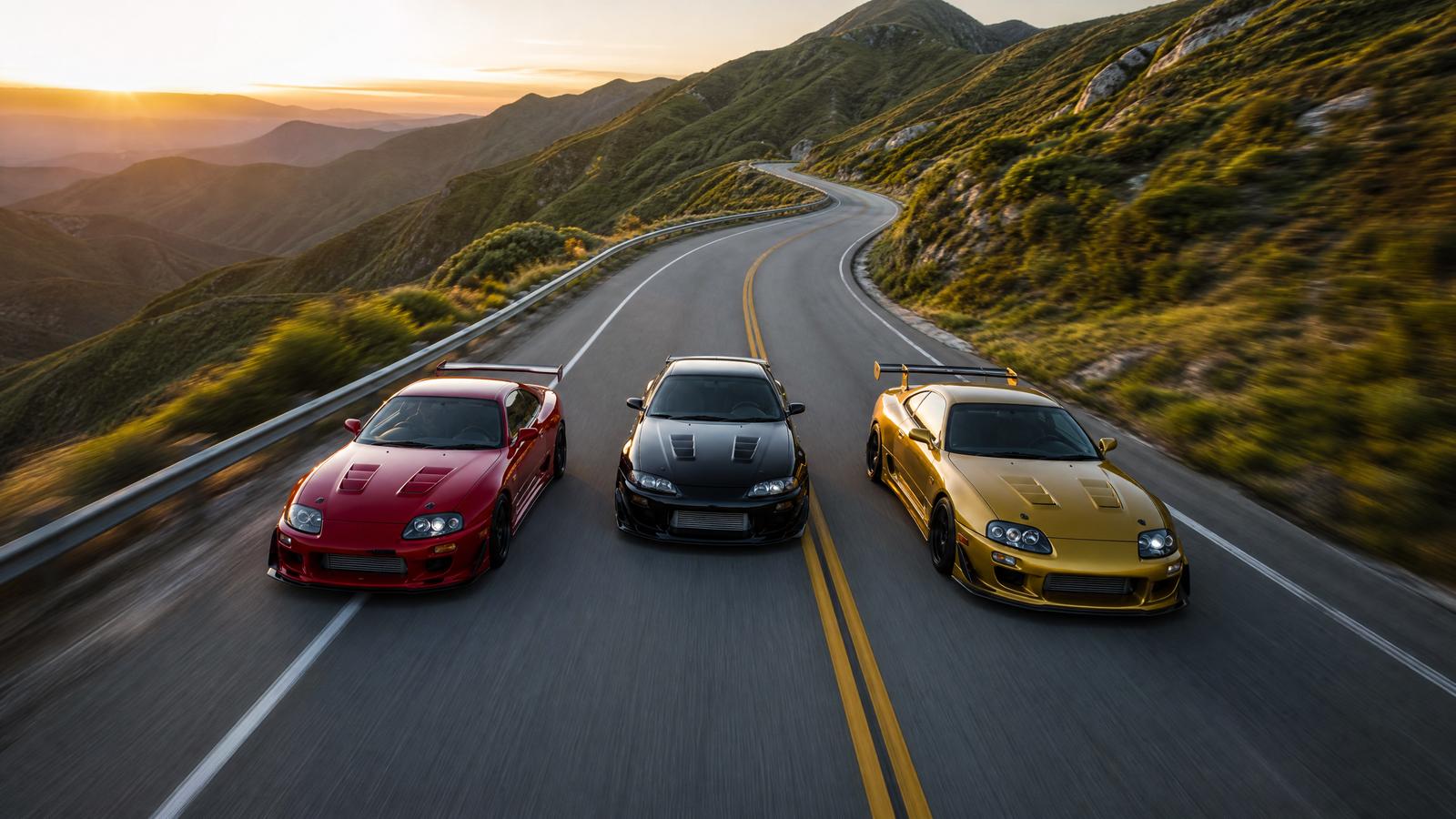 山路跑车视频测评